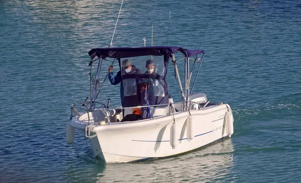 Italie Sicile Méditerranée Marina Ragusa Province Raguse Janvier 2022 Pêcheurs — Photo