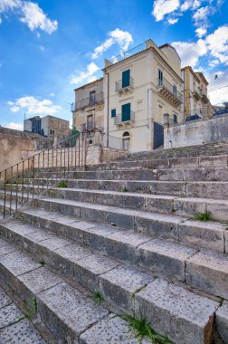 İtalya, Sicilya, Ragusa İbla, Barok şehri manzaralı.