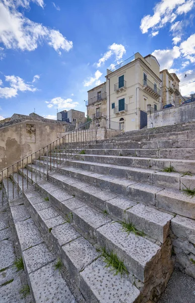 Italien Sicilien Ragusa Ibla Utsikt Över Den Barocka Staden — Stockfoto