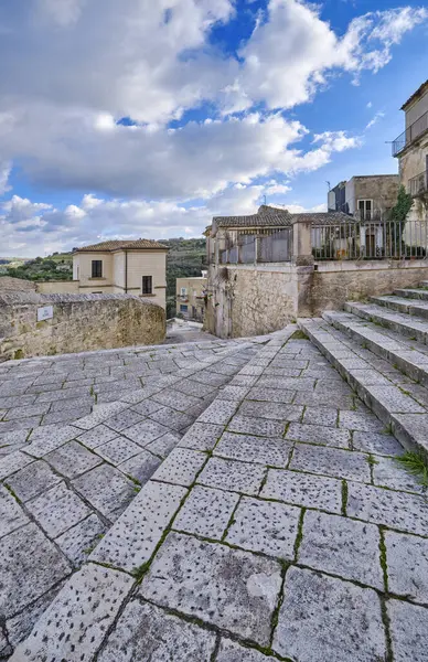 意大利 西西里 Ragusa Ibla 巴洛克镇景观 — 图库照片