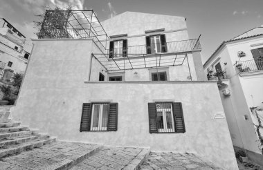 İtalya, Sicilya, Ragusa İbla, barok binaların manzarası.