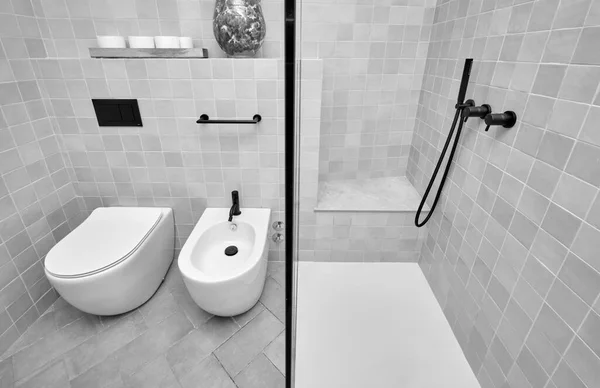 Italy Sicily Ragusa December 2021 Apartment Bathroom Editorial — Stock Photo, Image