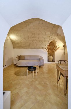 İtalya, Sicilya, Modica (Ragusa Eyaleti); 15 Aralık 2021, apartman dairesi - EDITORIAL