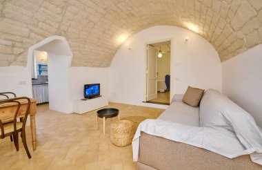 İtalya, Sicilya, Modica (Ragusa Eyaleti); 15 Aralık 2021, apartman dairesi - EDITORIAL