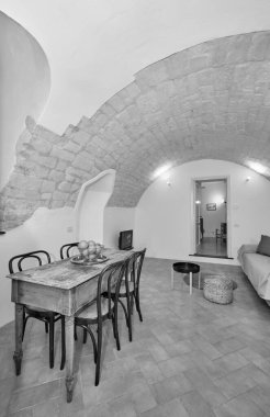 İtalya, Sicilya, Modica (Ragusa Eyaleti); 15 Aralık 2021, apartman dairesi - EDITORIAL