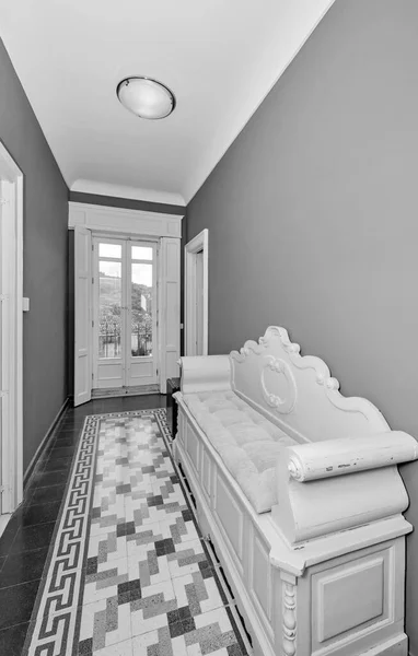 Italy Sicily Modica Ragusa Province December 2021 Apartment Entrance Room — Fotografia de Stock