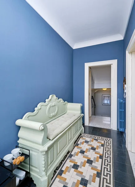 Italy Sicily Modica Ragusa Province December 2021 Apartment Entrance Room — Fotografia de Stock
