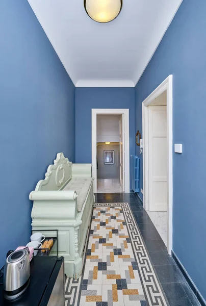 Italy Sicily Modica Ragusa Province December 2021 Apartment Entrance Room — Fotografia de Stock