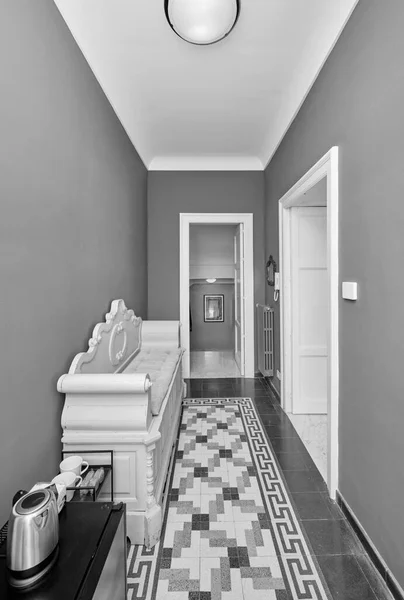 Italy Sicily Modica Ragusa Province December 2021 Apartment Entrance Room — Foto Stock