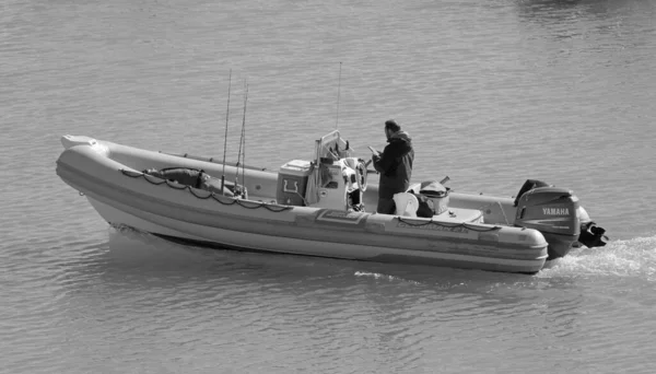 Italie Sicile Méditerranée Marina Ragusa Province Raguse Janvier 2022 Pêcheurs — Photo