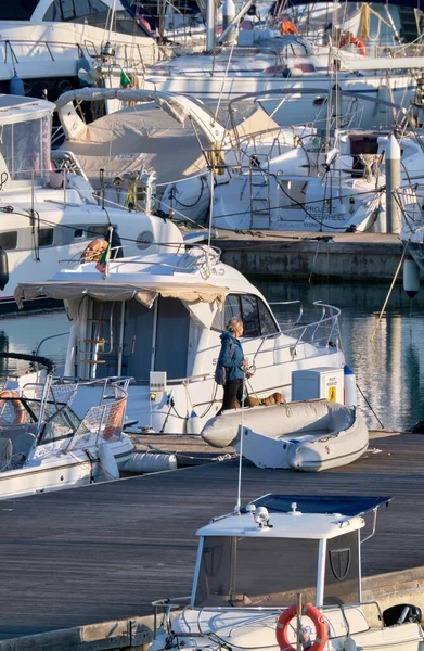 Włochy Sycylia Morze Śródziemne Marina Ragusa Prowincja Ragusa Stycznia 2022 — Zdjęcie stockowe