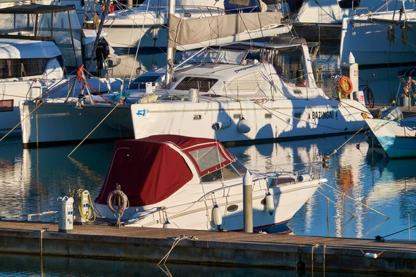 Itália Sicília Mar Mediterrâneo Marina Ragusa Província Ragusa Fevereiro 2022 — Fotografia de Stock
