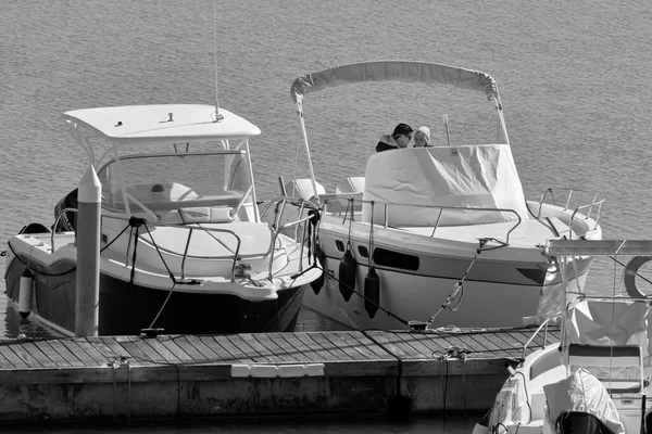 Italien Sicilien Medelhavet Marina Ragusa Ragusaprovinsen Februari 2022 Par Lyxyacht — Stockfoto