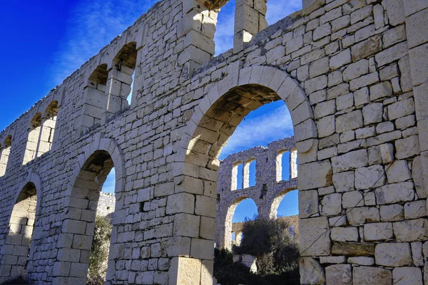 Italia Sicilia Mar Mediterráneo Sampieri Provincia Ragusa Ruinas Una Antigua —  Fotos de Stock