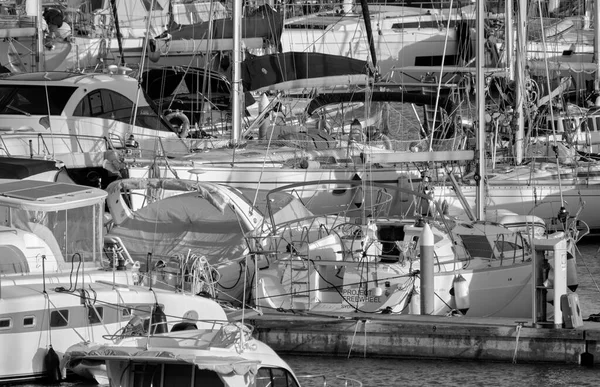 Italie Sicile Méditerranée Marina Ragusa Province Raguse Février 2022 Yachts — Photo