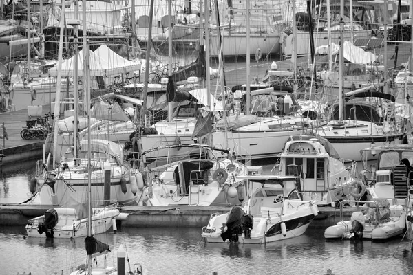 Taly Sicilya Akdeniz Marina Ragusa Ragusa Eyaleti Mart 2022 Yağmurlu — Stok fotoğraf