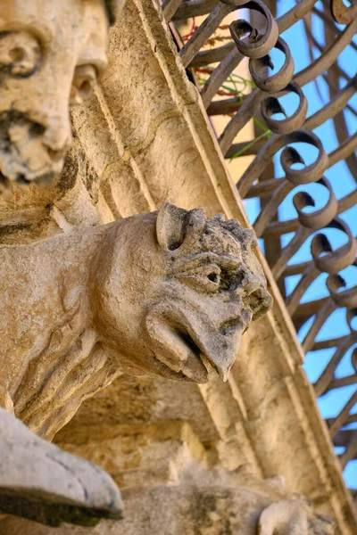 Talya Sicilya Scicli Ragusa Ili Unesco Baroque Fava Sarayı Cephesi — Stok fotoğraf