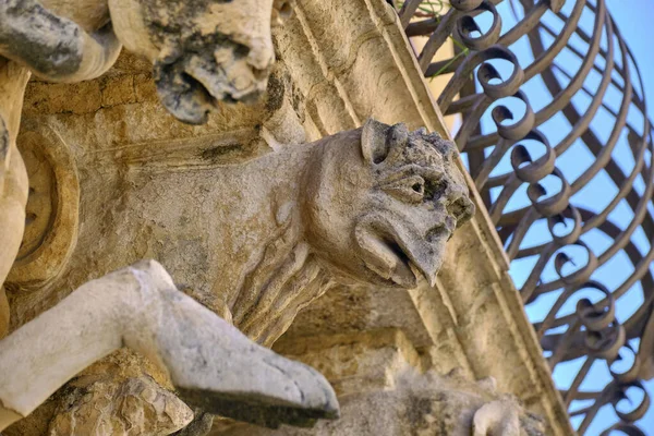 Olaszország Szicília Scicli Ragusa Tartomány Unesco Barokk Fava Palota Homlokzata — Stock Fotó