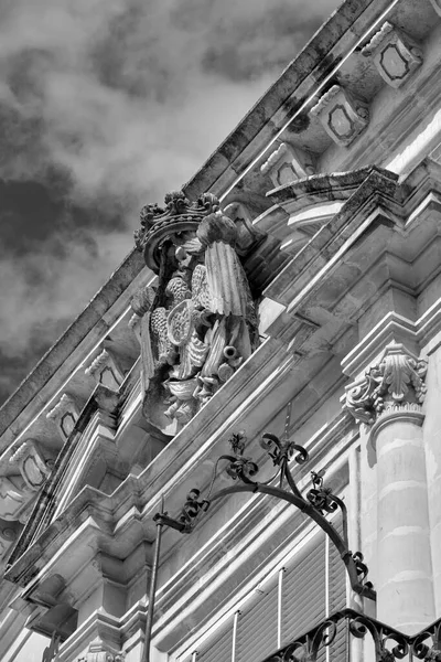 Italy Sicily Scicli Ragusa Province Ornamental Sculpture Unesco Baroque Penna — Stock Photo, Image