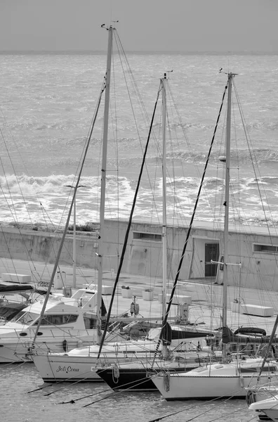 Italia Sicilia Marea Mediterană Marina Ragusa Provincia Ragusa Martie 2022 — Fotografie, imagine de stoc