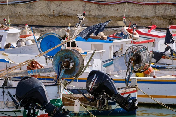 Italy Sicily Mediterranean Sea Scoglitti Ragusa Province March 2022 Local — Stock Photo, Image