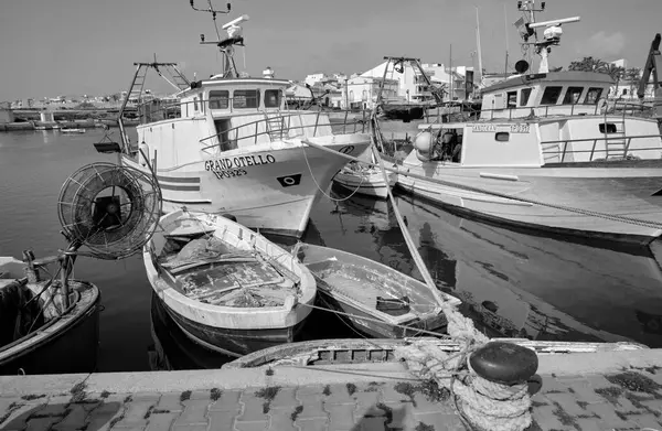 Italia Sisilia Laut Tengah Scoglitti Provinsi Ragusa Maret 2022 Perahu — Stok Foto