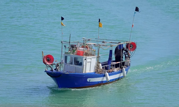 Italien Sizilien Mittelmeer Marina Ragusa Provinz Ragusa Fischer Auf Einem — Stockfoto