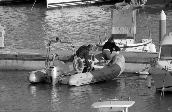 Italy Sicily Mediterranean Sea Marina Ragusa Ragusa Province April 2022 — Foto de Stock