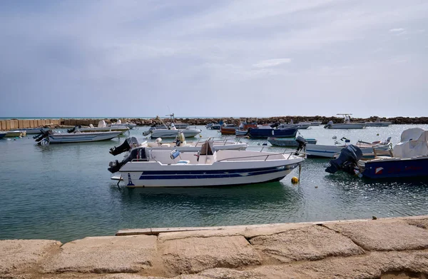 Italie Sicile Méditerranée Punta Secca Province Raguse Avril 2022 Bateaux — Photo