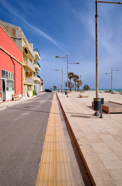 Italy Sicily Mediterranean Sea Punta Secca Ragusa Province Buildings Seafront — Foto de Stock