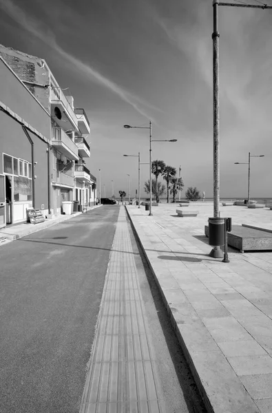 Italy Sicily Mediterranean Sea Punta Secca Ragusa Province Buildings Seafront — Foto de Stock