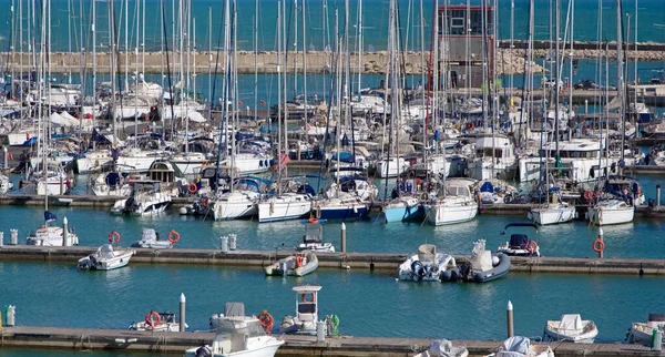 Italie Sicile Méditerranée Marina Ragusa Province Raguse Avril 2022 Bateaux — Photo