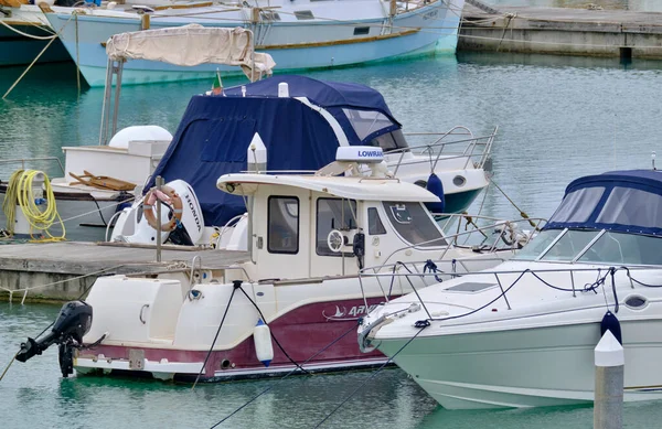 Italie Sicile Méditerranée Marina Ragusa Province Raguse Avril 2022 Yachts — Photo