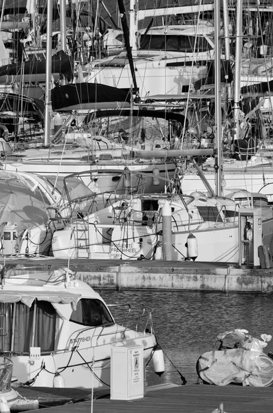 Talya Sicilya Akdeniz Marina Ragusa Ragusa Ili Mayıs 2022 Limanda — Stok fotoğraf