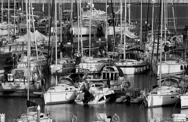 Talya Sicilya Akdeniz Marina Ragusa Ragusa Ili Mayıs 2022 Limanda — Stok fotoğraf