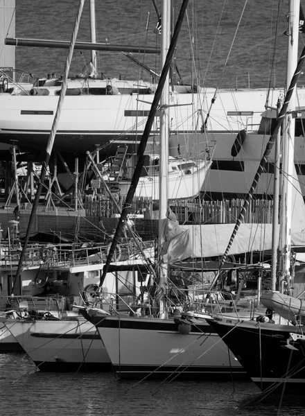 Itália Sicília Marina Ragusa Província Ragusa Maio 2022 Barcos Pesca — Fotografia de Stock