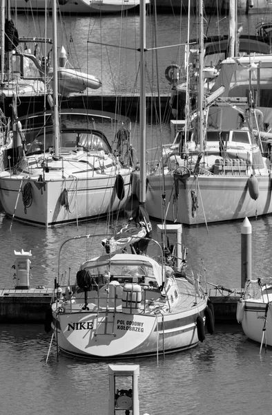 意大利 西西里 地中海 拉古萨海 拉古萨省 2022年5月17日 港口航船 Editorial — 图库照片