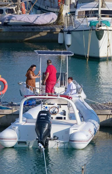 Italy Sicily Mediterranean Sea Marina Ragusa Ragusa Province July 2022 — Fotografia de Stock