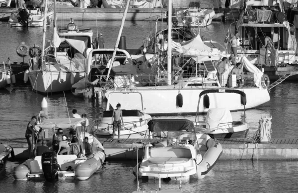 Taly Sizilien Mittelmeer Marina Ragusa Provinz Ragusa Juli 2022 Menschen — Stockfoto