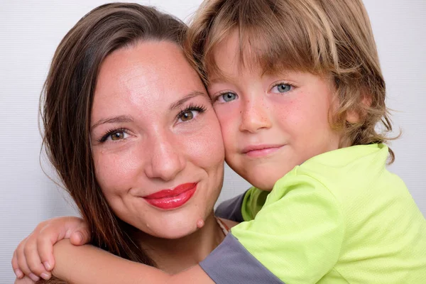 Italië Sicilië Marina Ragusa Provincie Ragusa Portret Van Een Moeder — Stockfoto