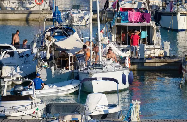 Italy Sicily Mediterranean Sea Marina Ragusa Ragusa Province July 2022 — Foto de Stock