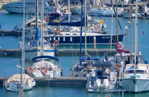 Itália Sicília Mar Mediterrâneo Marina Ragusa Província Ragusa Julho 2022 — Fotografia de Stock