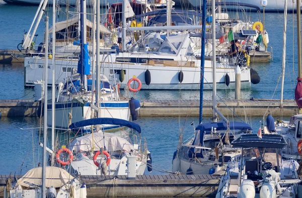 Italien Sizilien Mittelmeer Marina Ragusa Provinz Ragusa Juli 2022 Menschen — Stockfoto