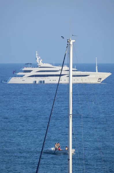 Italy Sicily Mediterranean Sea Marina Ragusa Sailing Boat Mast Port — Photo