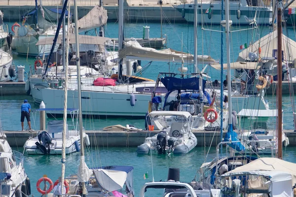 Italy Sicily Mediterranean Sea Marina Ragusa Ragusa Province August 2022 — Fotografia de Stock