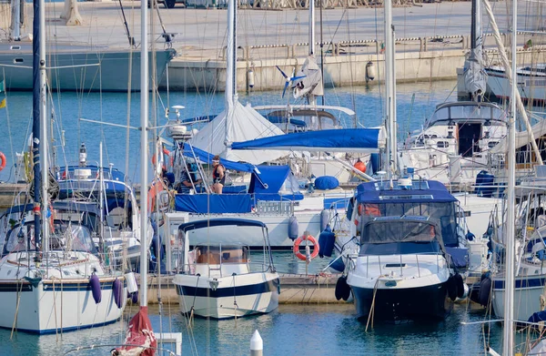 Italy Sicily Mediterranean Sea Marina Ragusa Ragusa Province August 2022 — Fotografia de Stock