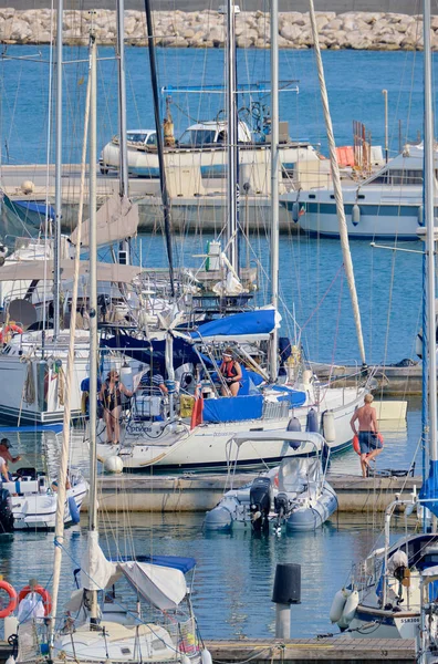 Italy Sicily Mediterranean Sea Marina Ragusa Ragusa Province August 2022 — Stok fotoğraf