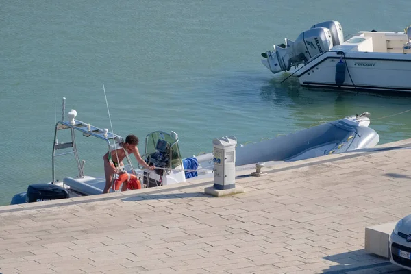 Italy Sicily Mediterranean Sea Marina Ragusa Ragusa Province August 2022 — Stok fotoğraf