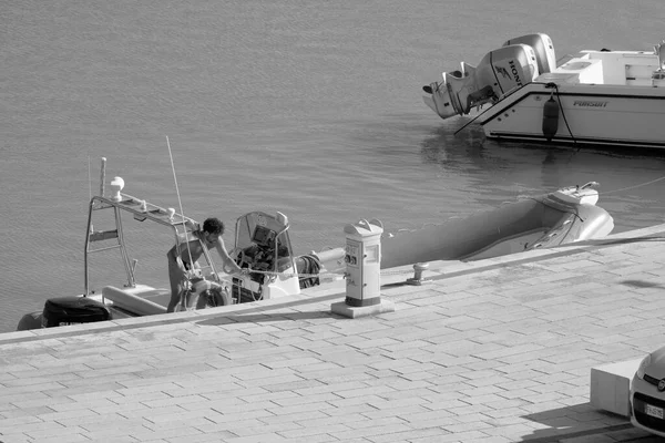 Italy Sicily Mediterranean Sea Marina Ragusa Ragusa Province August 2022 — Stok Foto