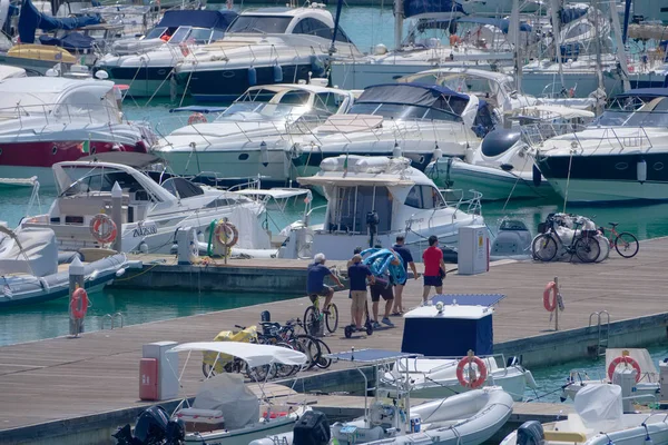 Italy Sicily Mediterranean Sea Marina Ragusa Ragusa Province August 2022 — Stok fotoğraf